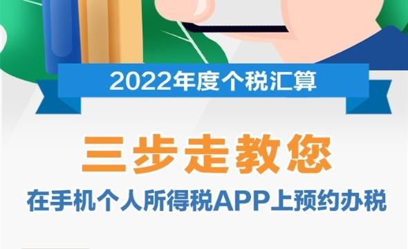 三步走！教您在个税APP上预约办理2022年度个税汇算